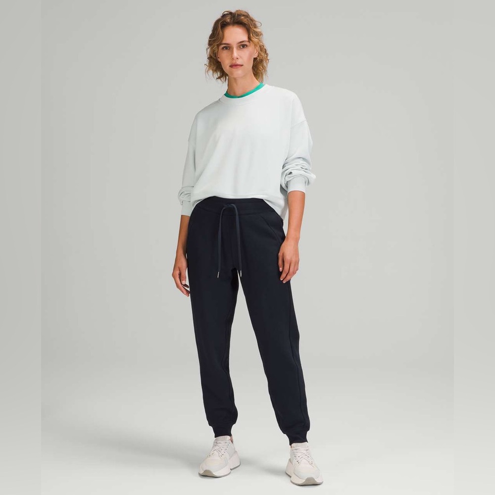 lululemon scuba high rise fleece jogger - true navy